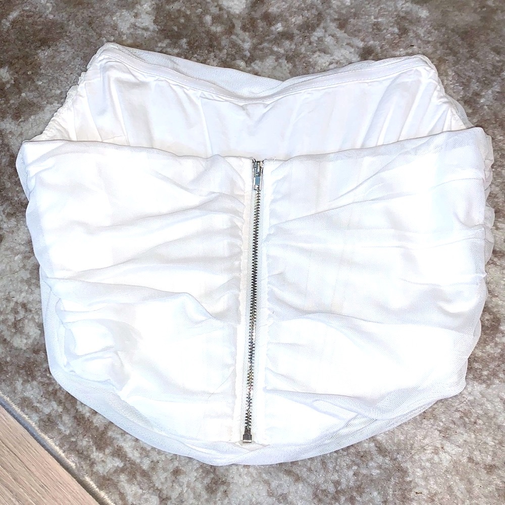 Trending White Amazon Corset top
